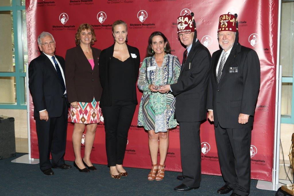 2016 Donor Recognition Award Shriners Hospital for Children Spindletop Community Impact Partners